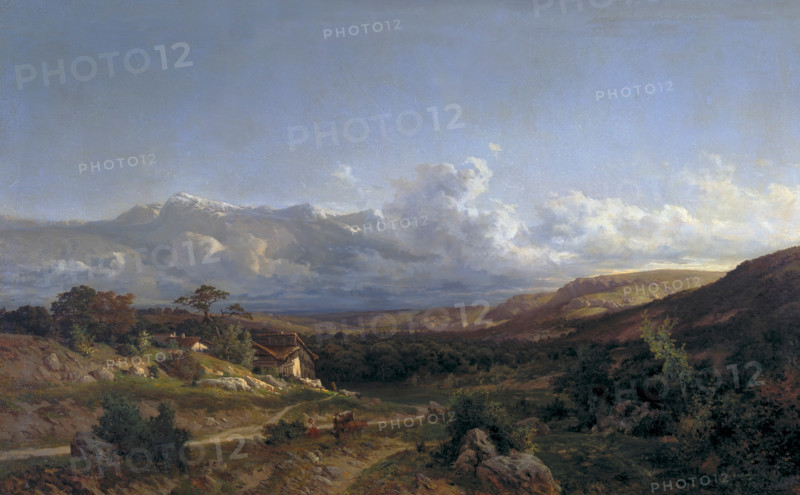Landscape in the Dauphinoise, 1864. Creator: Carlos de Haes.