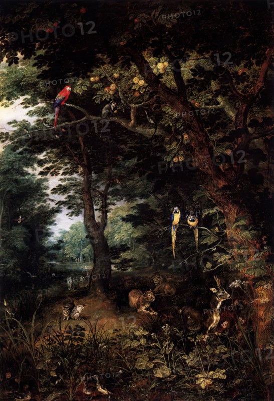 The Garden of Eden, c1620. Creator: Jan Brueghel the Younger.