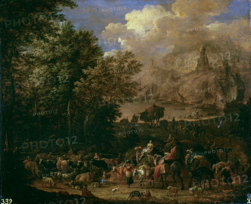 Jacob's Journey, c1700. Creator: Jan Baptist van der Meiren.