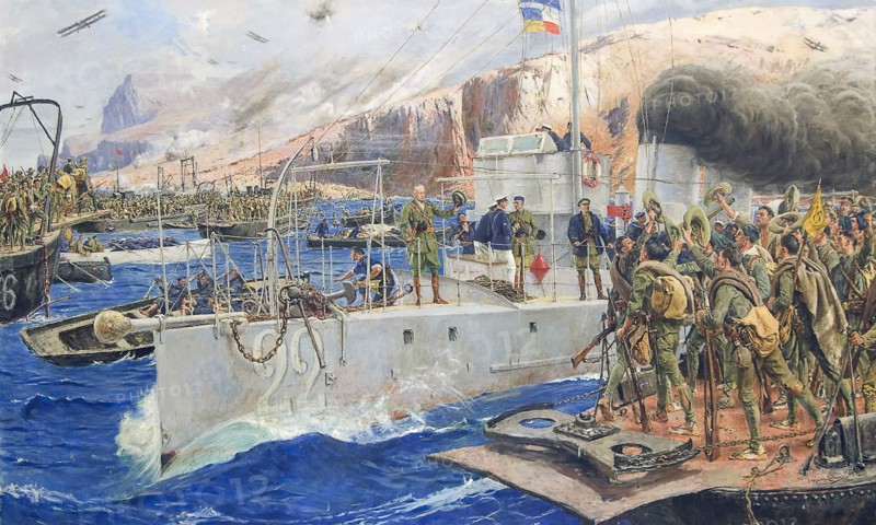 Alhucemas Landing, 1929. Creator: José Moreno Carbonero.