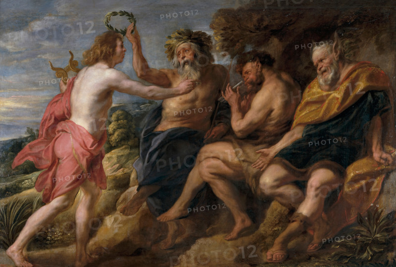 Apollo as Victor over Pan, 1637. Creator: Jacob Jordaens I.