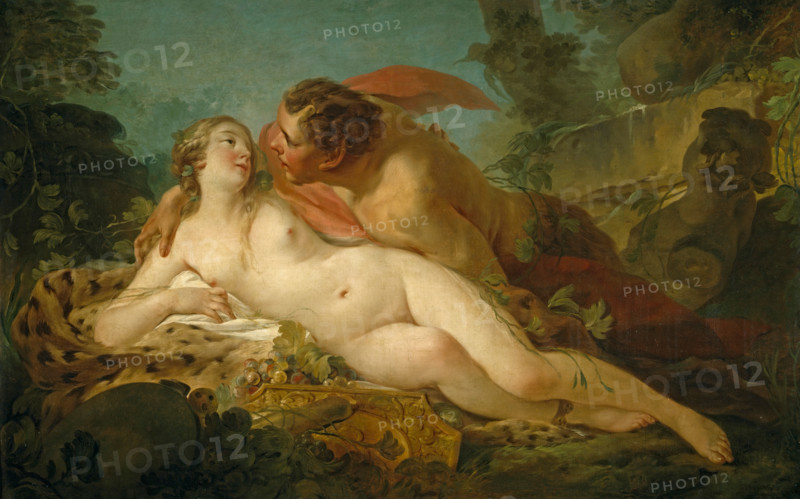 Jupiter and Antiope, between 1745 and 1749. Creator: Jean Baptiste Marie Pierre.