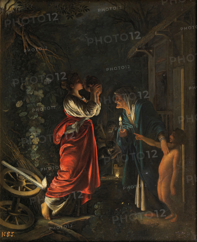 Ceres in the House of Hecuba, c1605. Creators: Adam Elsheimer, Follower of Adam Elsheimer.