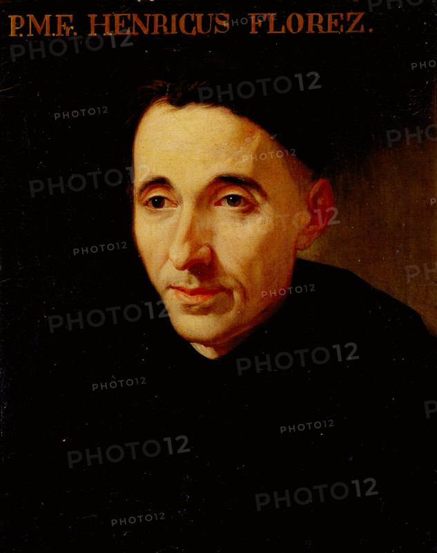 Father Enrique Flórez, mid 18th century. Creator: Andrés de la Calleja.