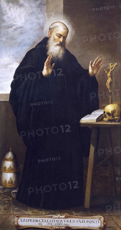 Saint Peter Celestine, Pope, first half of 17th century. Creator: Bartolomé Román.