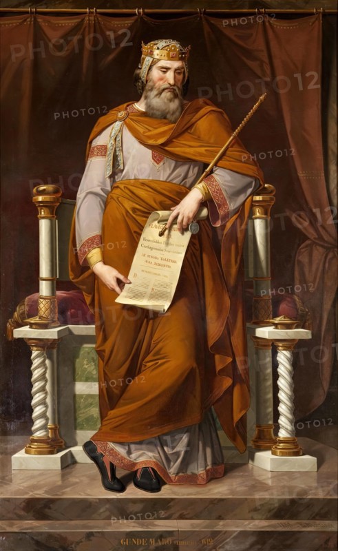 Gundemar, King of the Visigoths, 1858. Creator: Bernardino Montañés y Pérez.