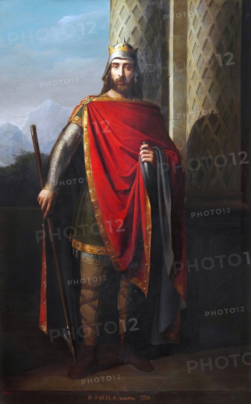 Don Favila, King of Asturias, c1853. Creator: Carlos María Esquivel.