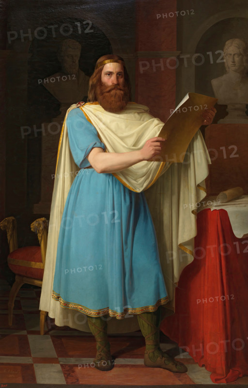 Alaric II, 1856. Creator: Carlos María Esquivel.