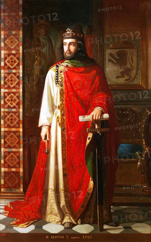 Alfonso V of León, 1853. Creator: Dionisio Fierros Álvarez.