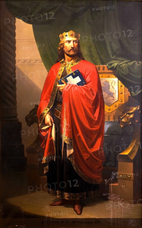Alfonso IV the Monk, King of León, 1851. Creator: Eduardo Cano de la Peña.