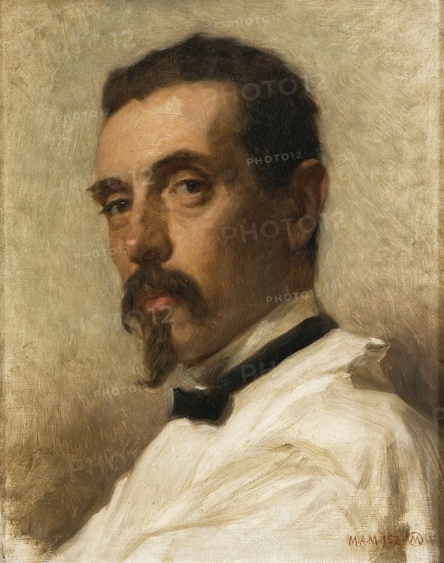 The painter Vicente Poleró y Toledo, 1873. Creator: Federico de Madrazo y Kuntz.