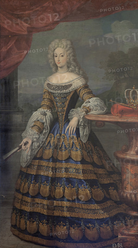 Mariana of Neuburg, Queen Consort of Spain, 1700. Creator: Jacques Courtilleau.