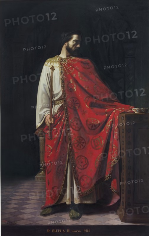 Fruela II of Asturias, 1852.  Creator: Leon Joseph Florentin Bonnat.