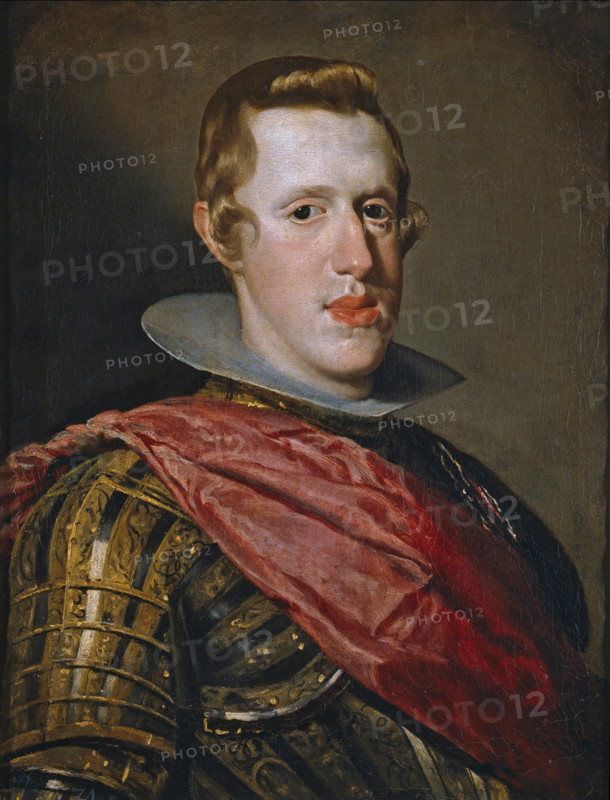 Portrait of Philip IV in Armour, c1626-c1628. Creator: Diego Velasquez.