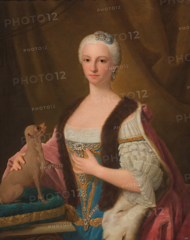 María Antonia Fernanda of Spain, wife of Victor Amadeus III, c1750. Creator: Domenico Duprà.