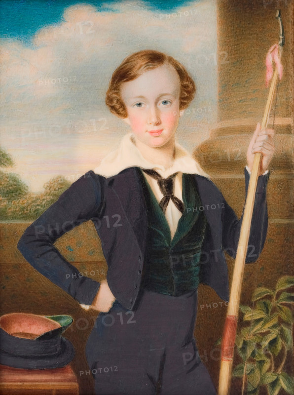 Franz Joseph I, Emperor of Austria, 1840. Creator: Moritz Michael Daffinger.