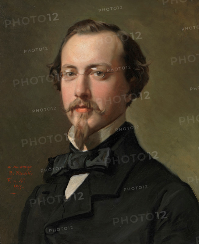 The Painter Benito Soriano Murillo, 1855. Creator: Federico de Madrazo y Kuntz.