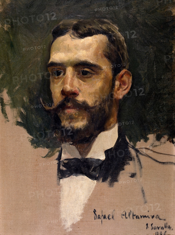 Rafael Altamira y Crevea, 1886. Creator: Joaquin Sorolla y Bastida.