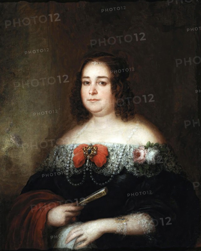 Portrait of a Lady, 1839. Creator: Jose Gutierrez de la Vega.