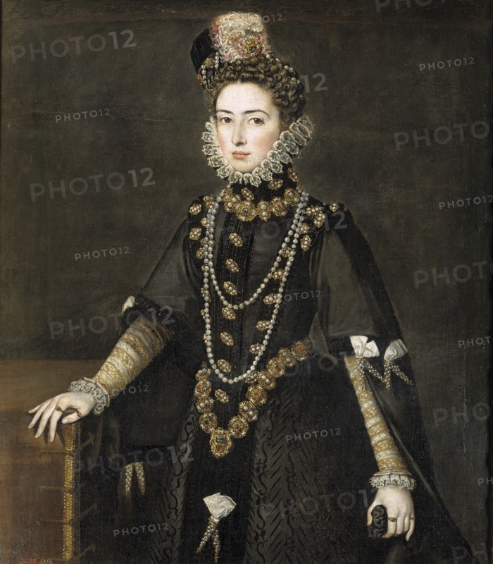 Catalina Micaela de Austria, Duchess of Savoy, between c1584 and c1585. Creator: Alonso Sanchez Coello.