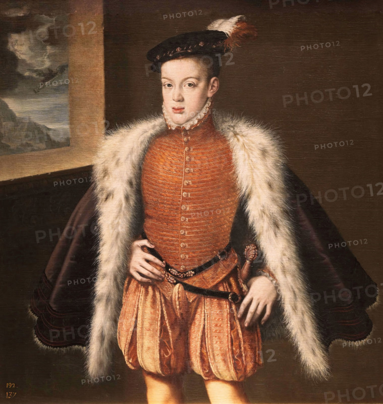 Prince Don Carlos, between c1555 and c1559 Creator: Alonso Sanchez Coello.