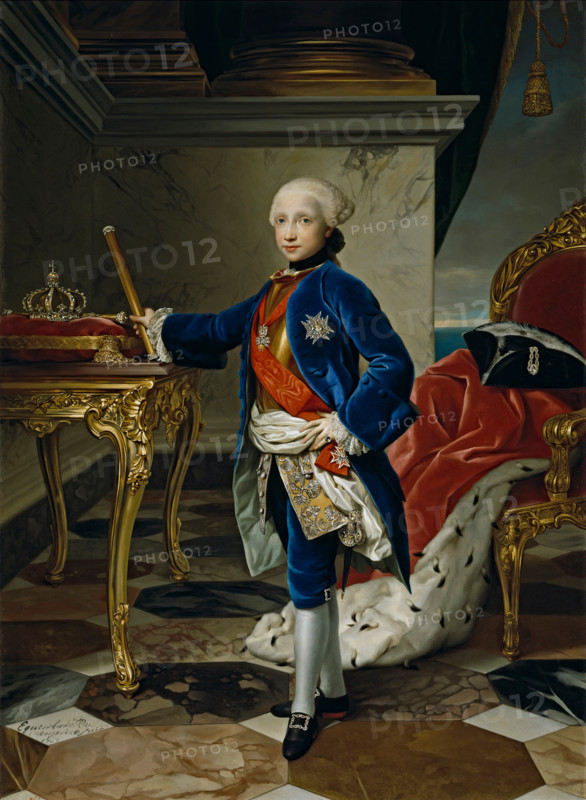 Ferdinand IV, King of Naples, 1760. Creator: Anton Raphael Mengs.