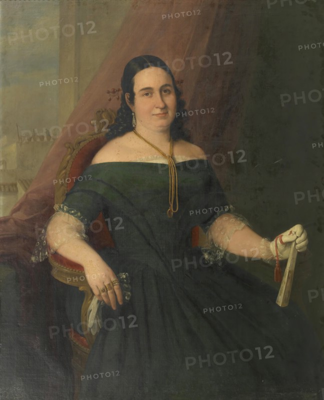 Portrait of a Lady, 1842. Creator: Antonio María Esquivel.