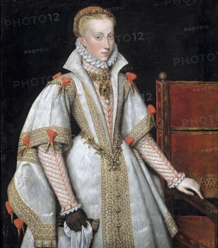 Queen Anne of Austria, fourth Wife of Philip II, c1616. Creator: Bartolomé González.