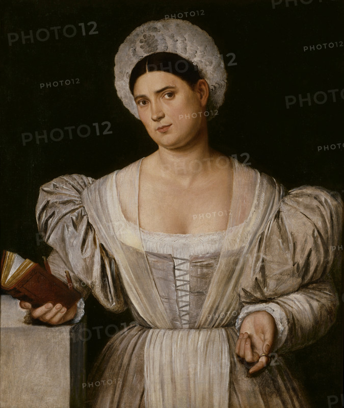 Portrait of a Woman (Agnese, the painter’s sister-in-law?), between 1525 and 1530. Creator: Bernardino Licinio.