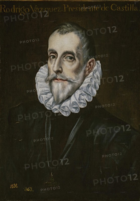 Portrait of Rodrigo Vázquez de Arce, c1590. Creator: El Greco.