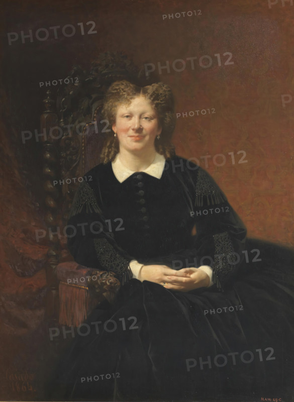 Portrait of a French Woman, 1864. Creator: Jose Maria Casado del Alisal.