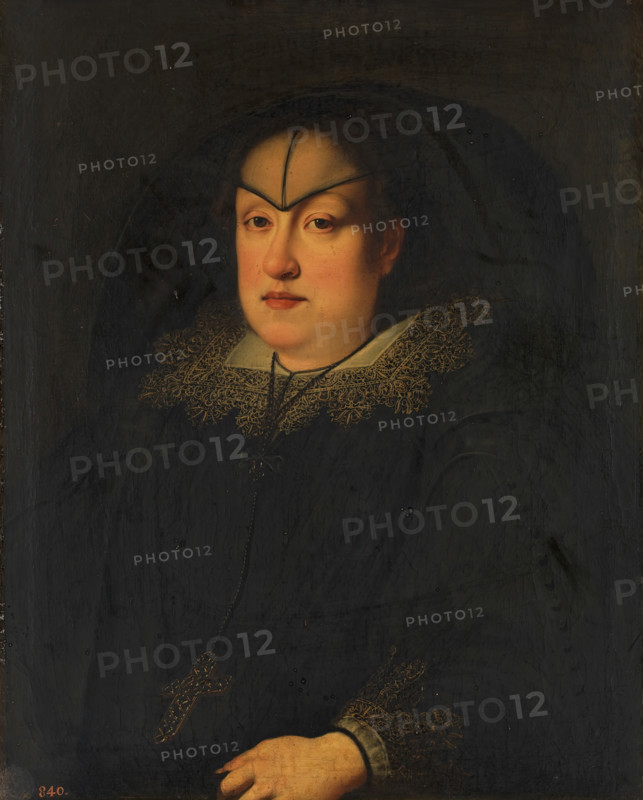 Portrait of Maria Magdalena of Austria as a widow, c1627. Creator: Justus Sustermans.