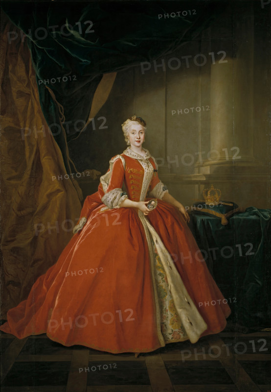 Maria Amalia of Saxony, 1738. Creator: Louis de Silvestre.