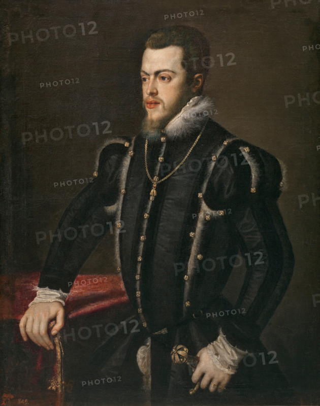 Philip II, between 1549 and 1550. Creator: Titian.