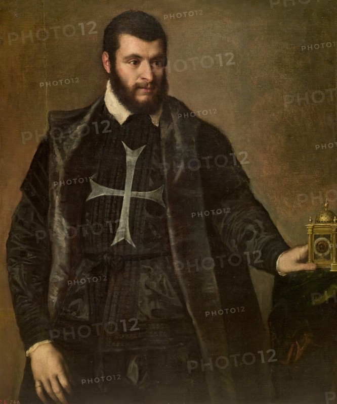 Knight with a Clock, c1550. Creator: Titian.