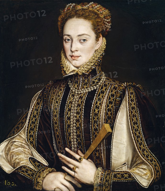 Lady with a Fan, 1572. Creator: Alonso Sanchez Coello.