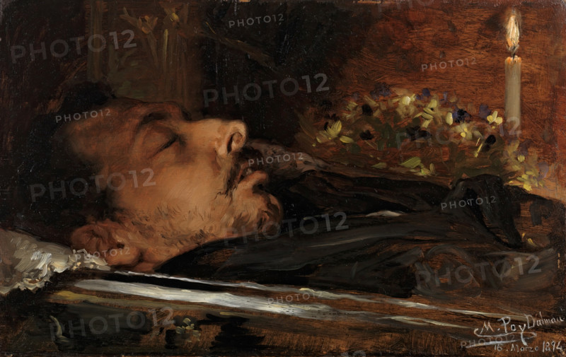 Posthumous Portrait of the Painter Joaquín Araujo, 1894. Creator: Manuel Poy Dalmau.