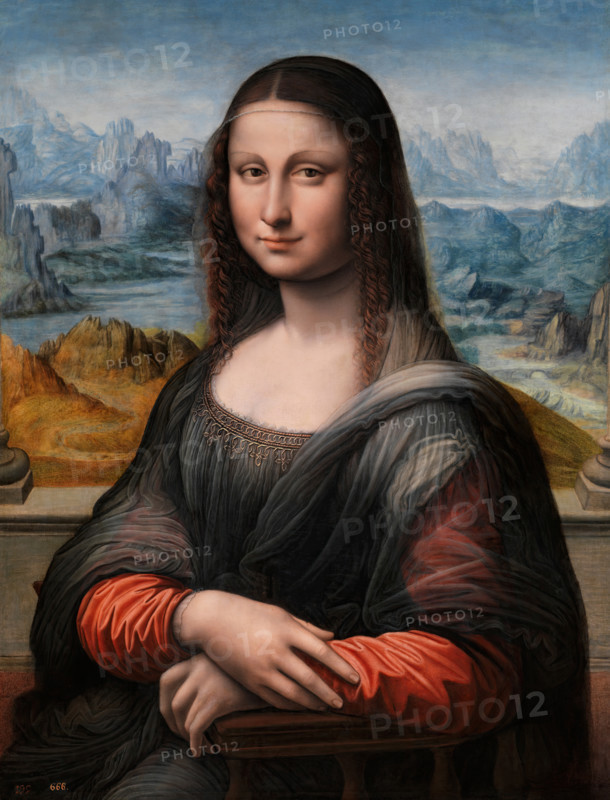 Mona Lisa, between 1503 and 1516. Creator: Apprentice of Leonardo da Vinci.