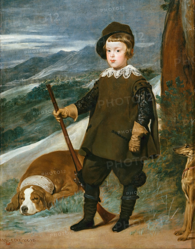 Prince Balthasar Charles as a Hunter, between 1635 and 1636. Creator: Diego Velasquez.