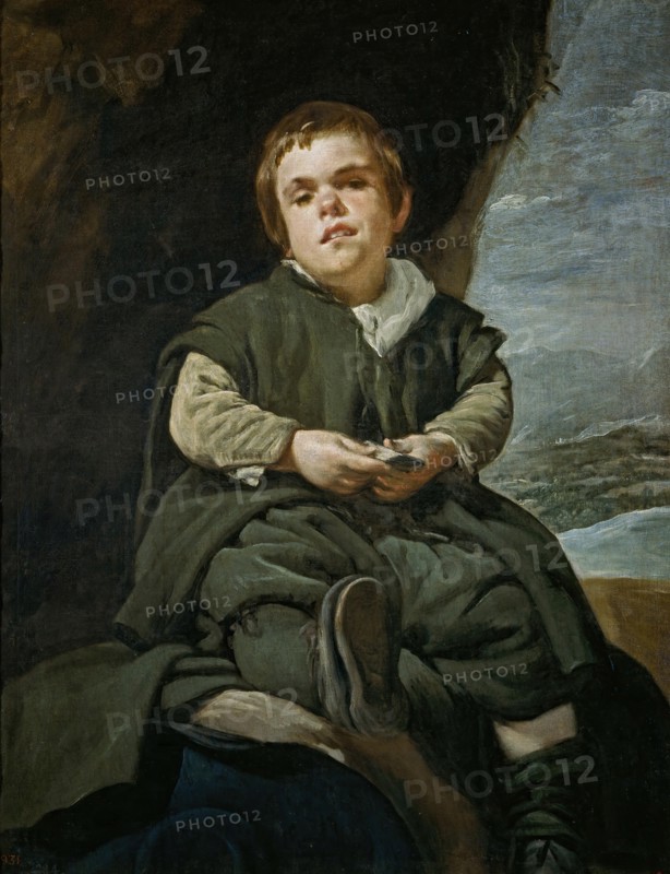 Portrait of Francisco Lezcano, between c1635 and c1645. Creator: Diego Velasquez.