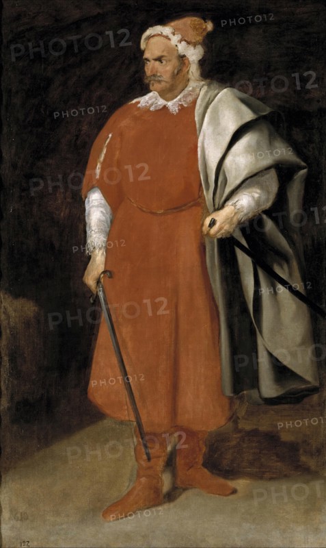 The Jester Barbarroja, c1634. Creator: Diego Velasquez.