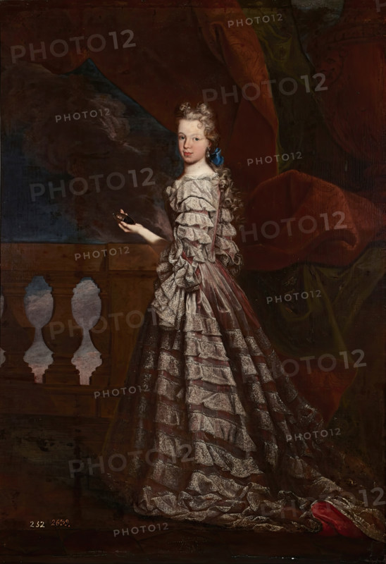 Portrait of Maria Luisa of Savoy, Queen of Savoy, 1701. Creator: Le Vey.