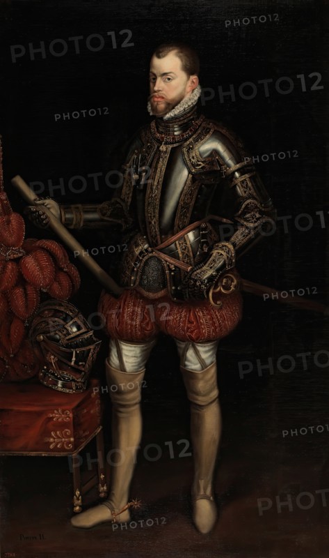 Philip II in St. Quentin's Armour, 1601. Creator: Unknown.