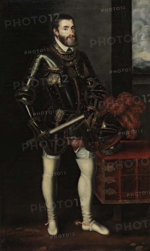 Charles V in Armour, early 17th century. Creator: Unknown.