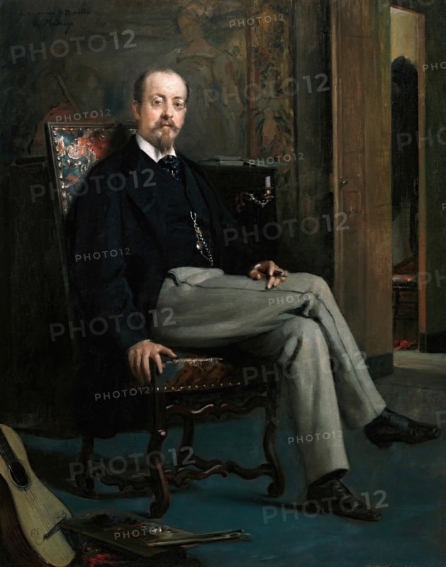 The painter Benito Soriano Murillo, 1863. Creator: Raimundo de Madrazo y Garreta.