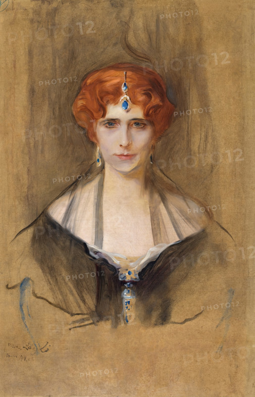 Elinor Glyn, 1914. Creator: Philip A de Laszlo.