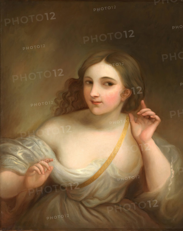 Attention (Self-portrait), 1841. Creator: Maria del Rosario Weiss.