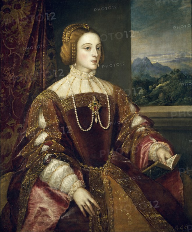 Portrait of Isabella of Portugal, 1548. Creator: Titian.