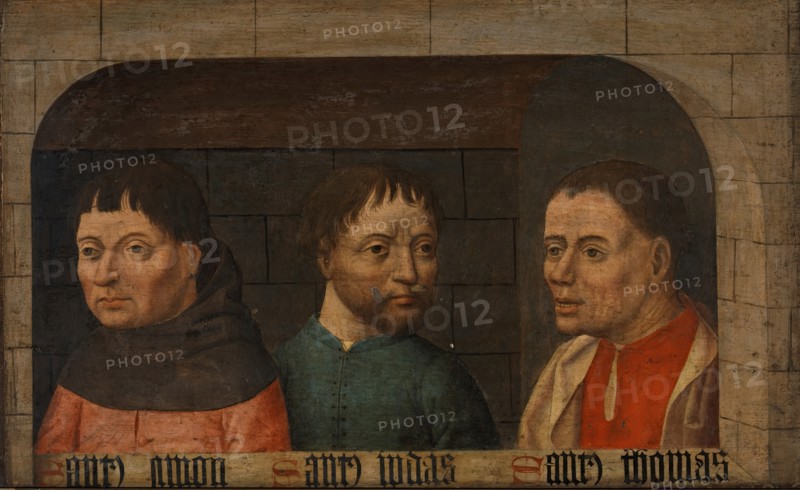 The Apostles Simon, Jude, and Thomas, between c1490 and c1500. Creator: Master Pacully.