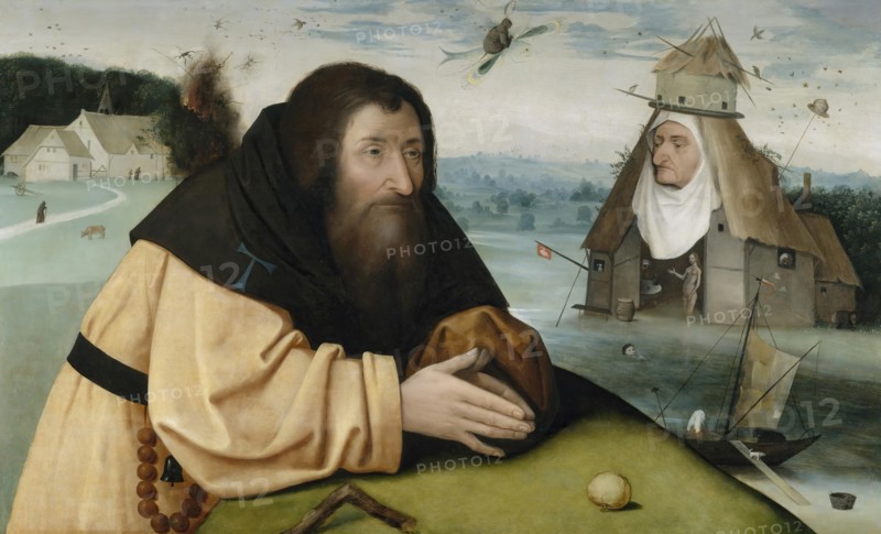 The Temptations of Saint Anthony, between 1510 and 1515. Creator: Hieronymus Bosch.